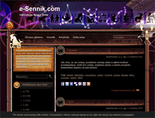 Tablet Screenshot of e-sennik.com